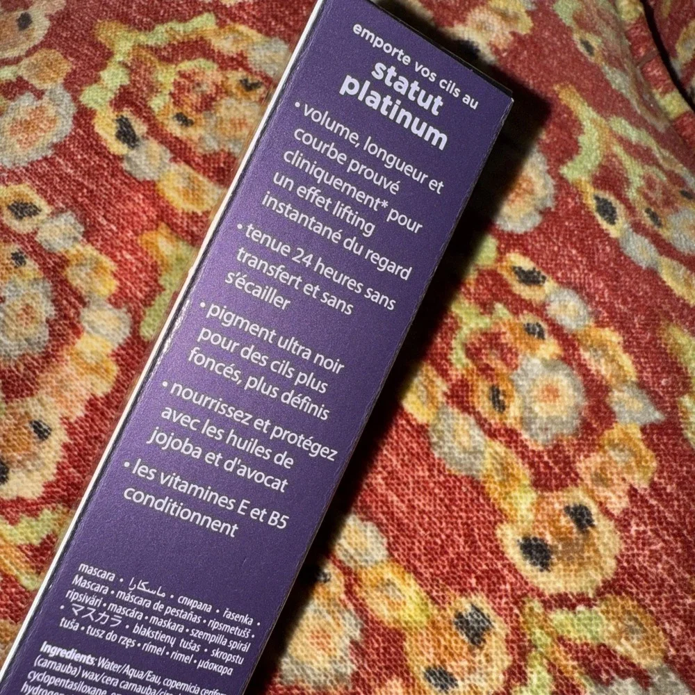 Tarte Lights Camera Lashes Platinum Mascara Black New!  Full Size! Volume Length